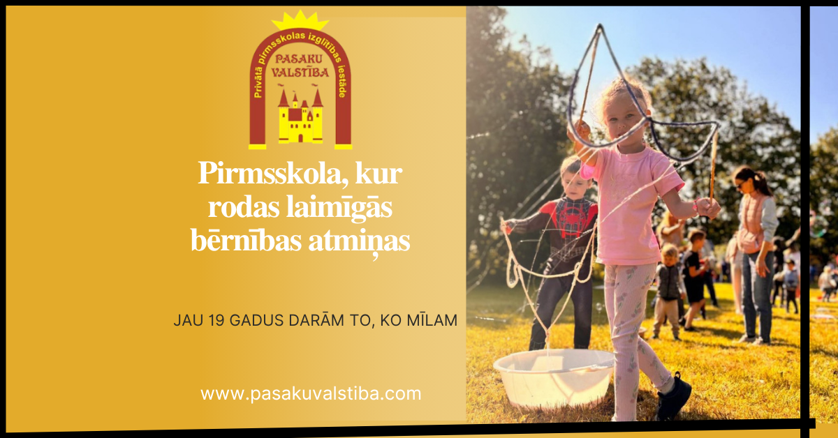 Turpinām uzņemšanu mūsu pirmsskolā